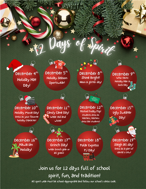 12 Days of Spirit Flyer